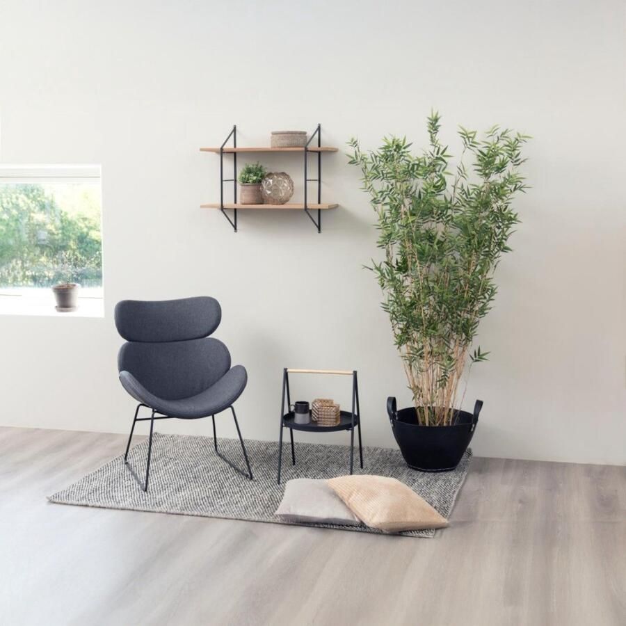 Giga Living Fauteuil Grijs Stof 78 5x69x90 5cm Bjorli - Foto 2