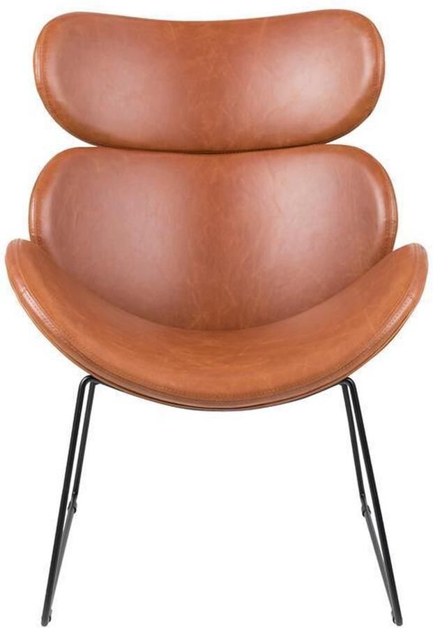 Giga Living Fauteuil Pu Leer Bruin|Zwart 78 5x69x90 5cm Bjorli - Foto 2