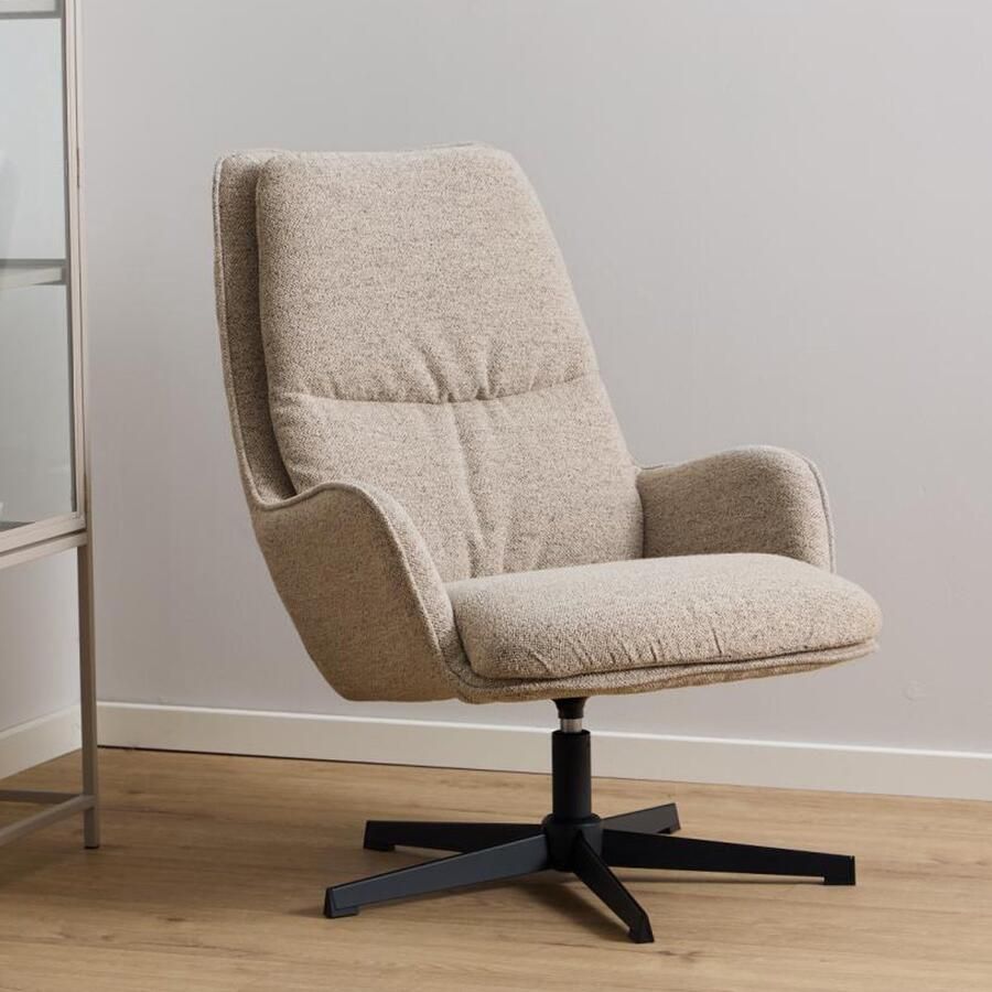 Giga Living Fauteuil Beige Stof 84x72x93cm Borson - Foto 2