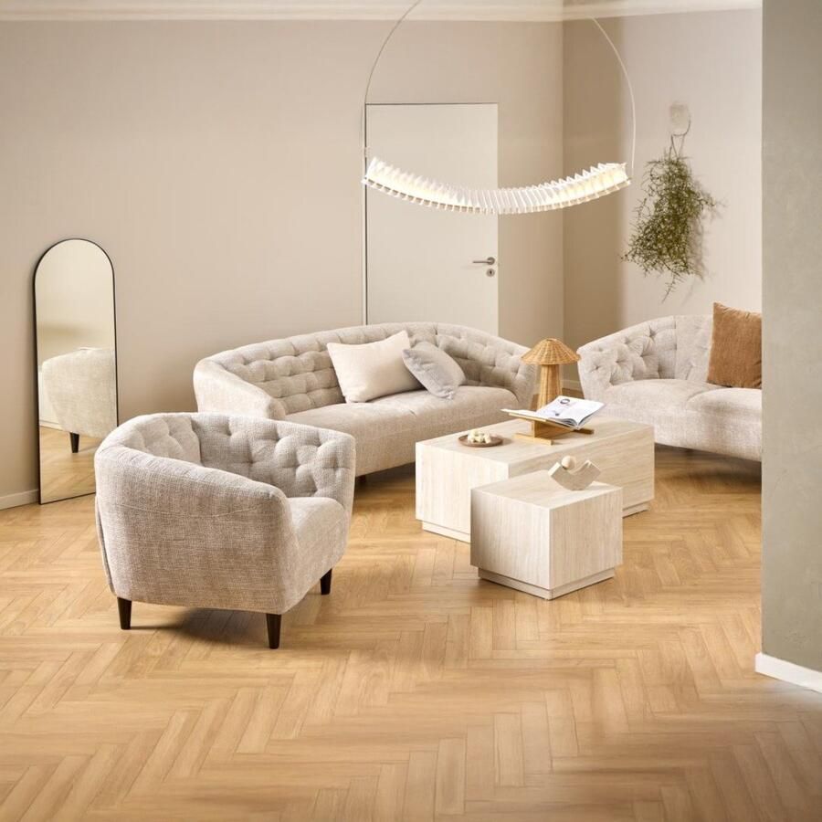 Giga Living Hjem Interiors Bien 1-Zits Bank Beige