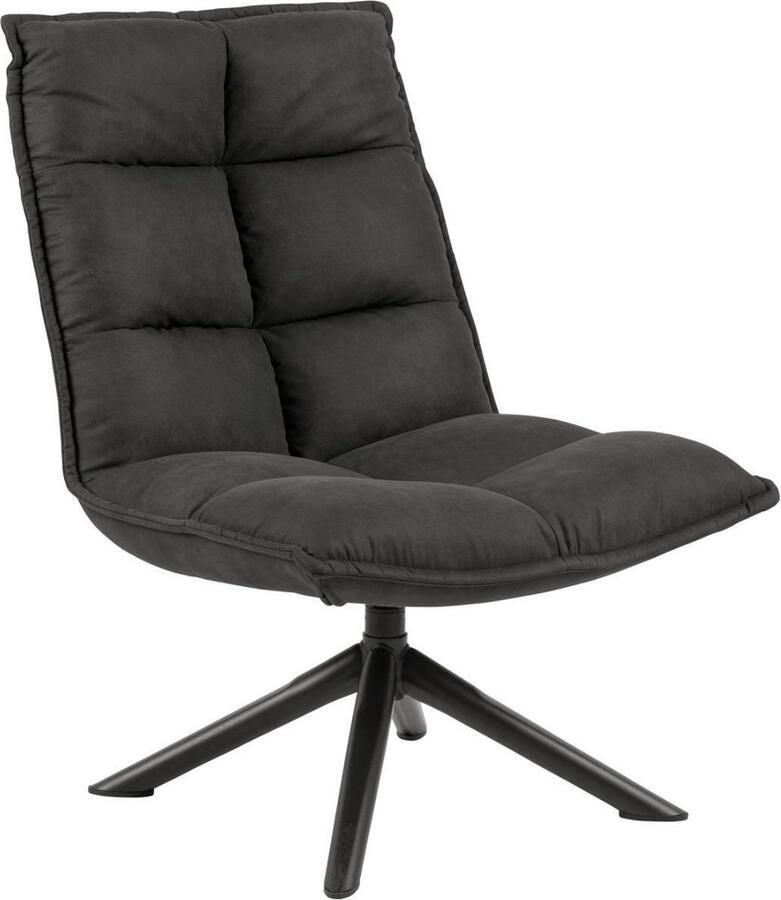 Trendhopper Fauteuil Saby antraciet met draaifunctie - Foto 2
