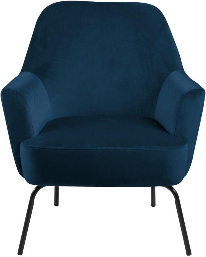 Giga Living Fauteuil Naven Navy Blauw Stof Zithoogte 45cm - Foto 2