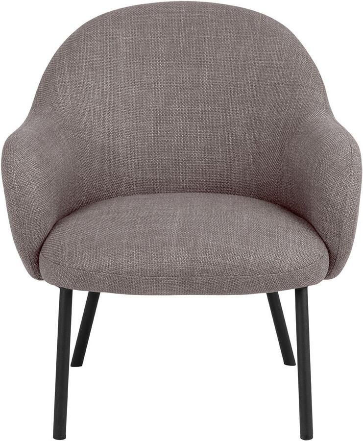 Giga Living Fauteuil Rollo Stof Bruin Zithoogte 43cm