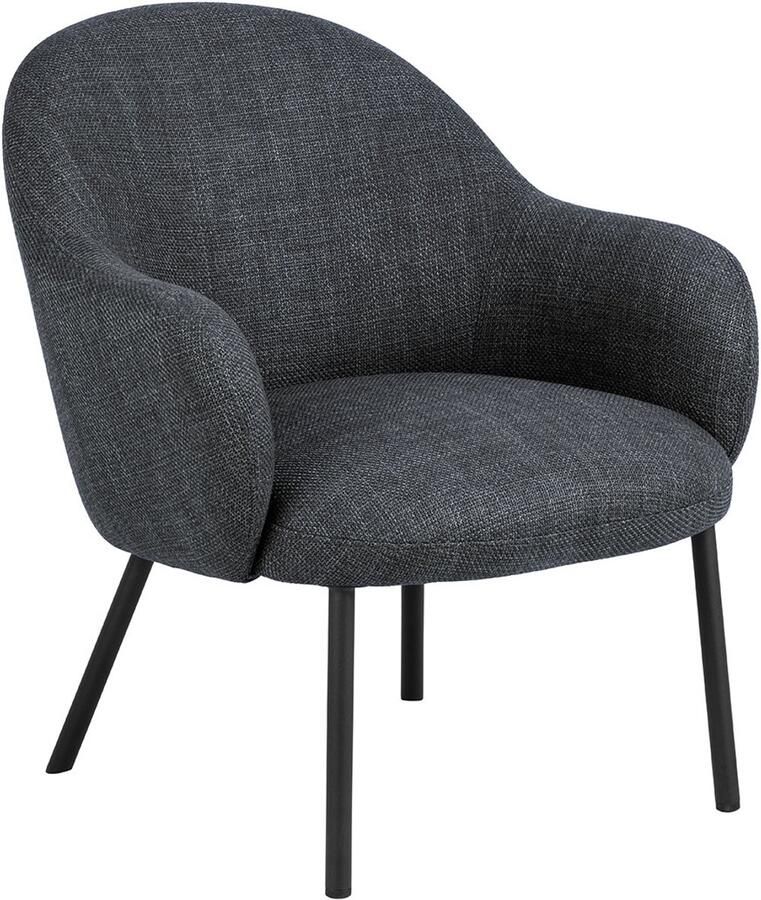 Giga Living Fauteuil Rollo Stof Grijs Zithoogte 43cm