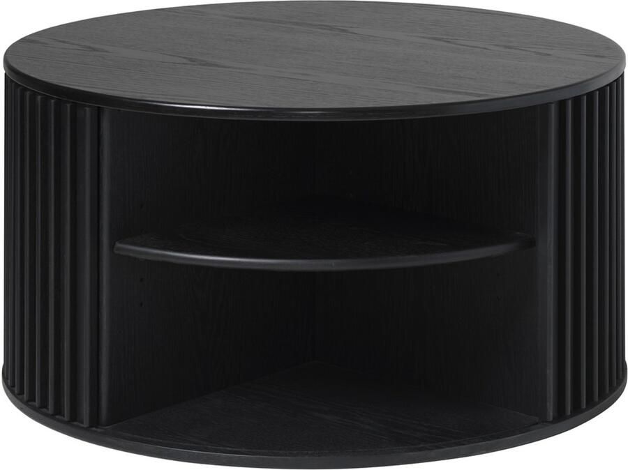 Giga Living Giga Meubel Salontafel Siena Zwart Eikenhout 85x85x45cm