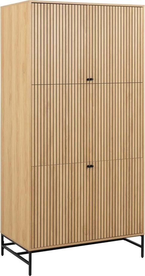 Bendt Kledingkast Davon Eikenlook 200 x 99cm Naturel