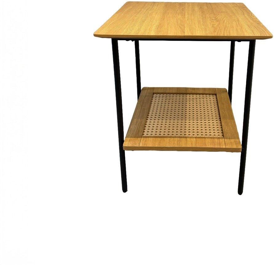 Giga Living Nachtkastje Naturel 45x45x55cm Pensacola