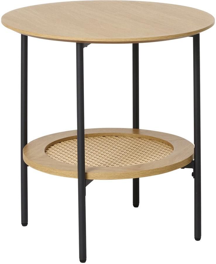 Giga Living Nachtkastje Pensacola Naturel Ø50cm