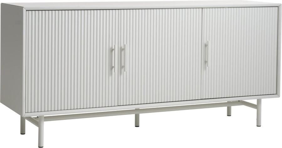 Giga Meubel Giga Living Dressoir Greige Metaal MDF 3-Deuren 160x45x75cm Palma - Foto 2