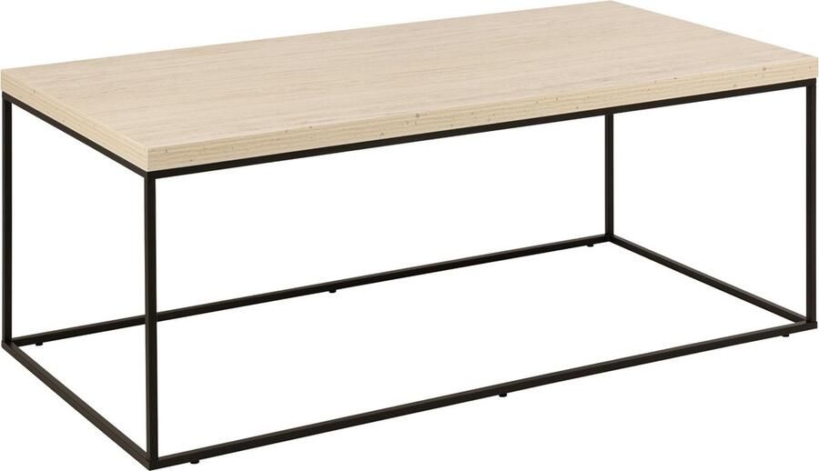Giga Living Salontafel Brennero Rechthoek Beige Travertinlook 110cm