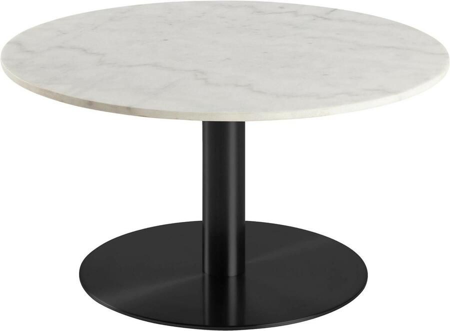 Bendt Ronde Salontafel Clement Wit marmer Ø80cm - Foto 2