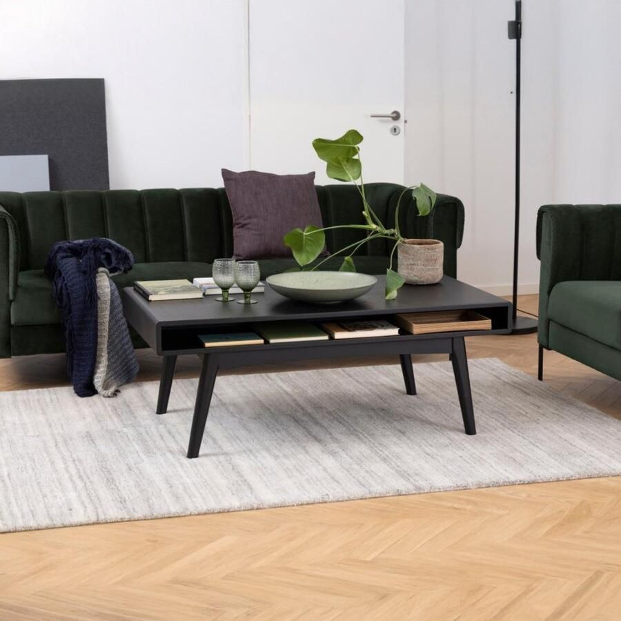 MOOS Marte coffee table solid veneer oak bl stain lacq