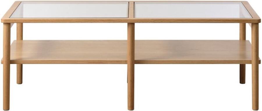 Giga Meubel Giga Living Salontafel Elba Salontafel Naturel Eiken 60x120cm