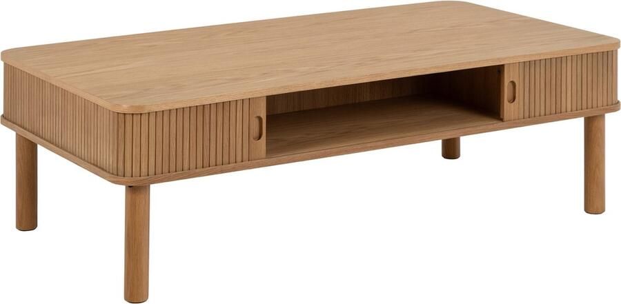 Giga Living Salontafel Rustam Rechthoek MDF Naturel 130cm
