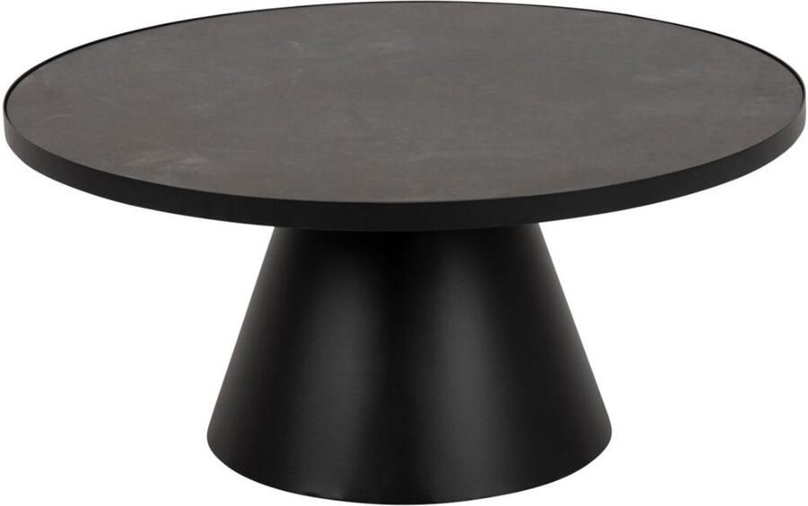 Giga Living Salontafel Sjors Keramiek Zwart Fairba Ø85 7x40cm - Foto 2