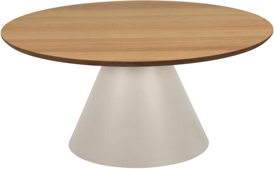 Giga Living Salontafel Naturel Grijs MDF 85x85x40 cm Salontafel Skagen - Foto 2