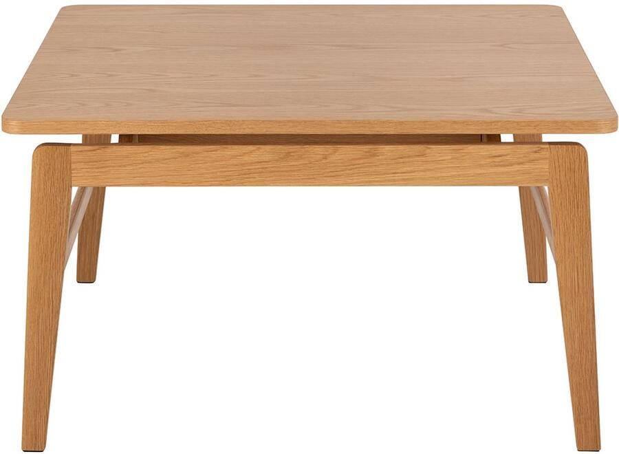 Giga Living Salontafel Truro 80x80x45 cm Naturel Eikenhout