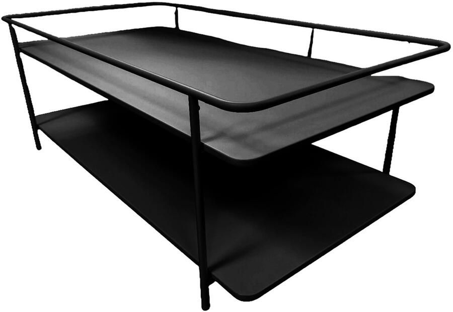 Giga Living Salontafel Yuba Zwart Metaal 110x55x34 3cm