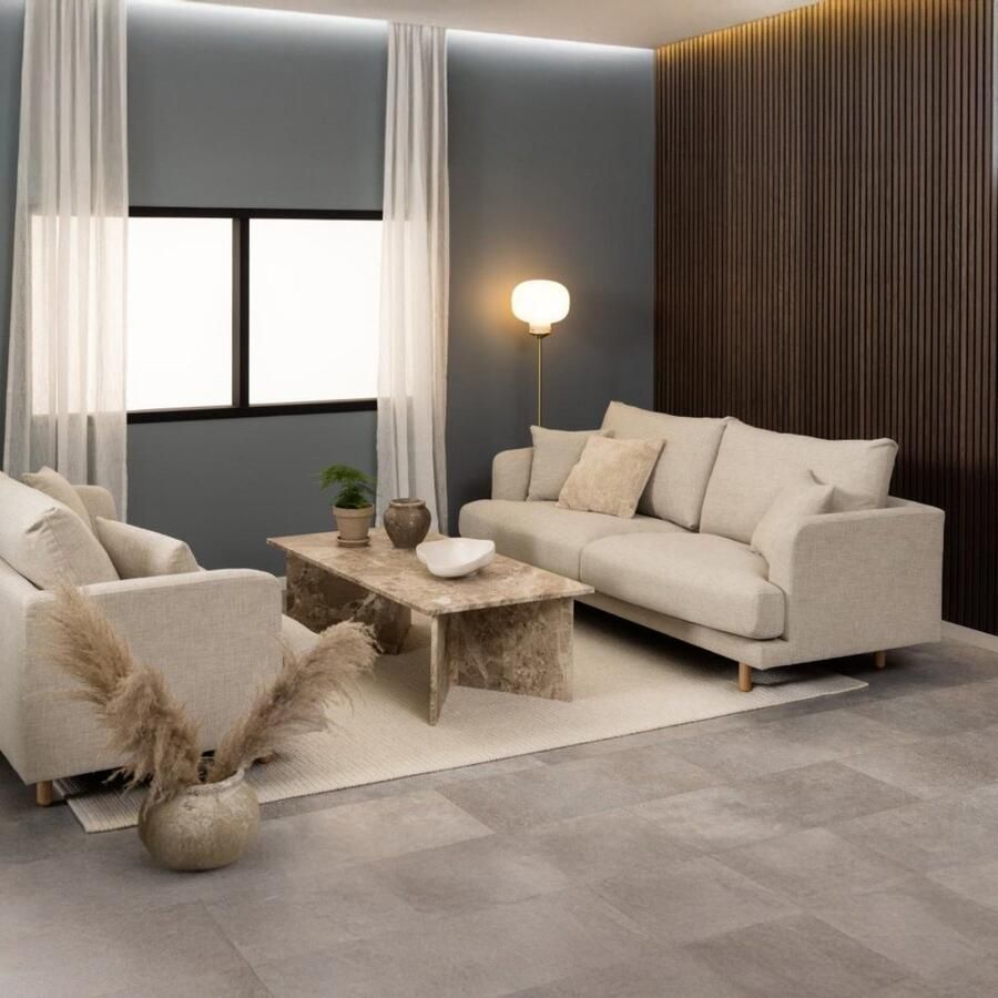 Bendt Salontafel Shaunika Marmer 140 x 70cm lattebruin - Foto 2