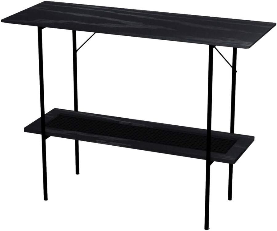 Giga Living Sidetable Zwart 110xx37x75cm Pensacola