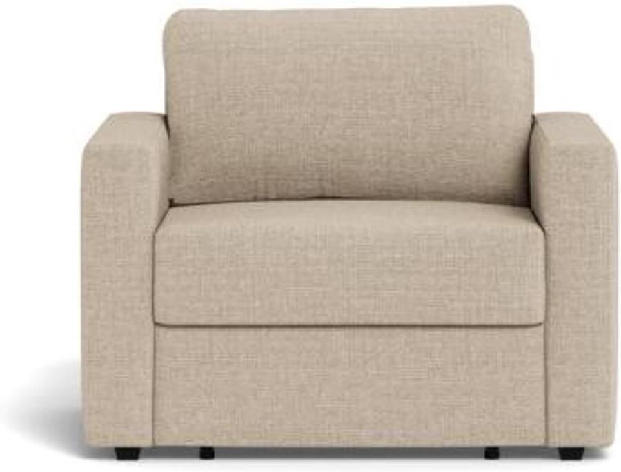 Giga Living Slaapbank Floor Met Armleuning Basel Beige 105cm