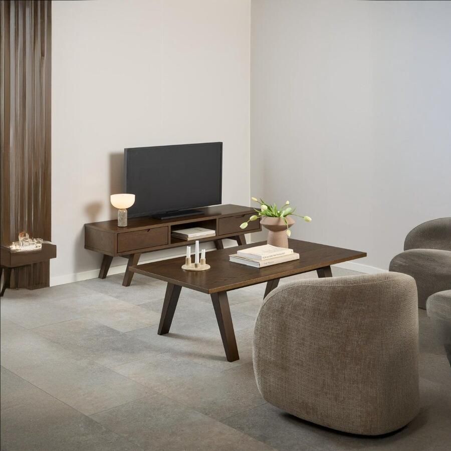 Giga Living Tv-meubel Annie Eikenfineer Smoke 150cm