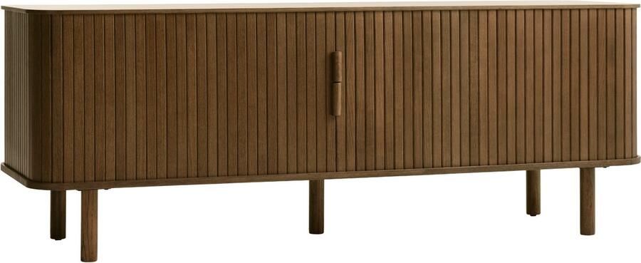 Giga Living Tv-Meubel Bruin Eikenhout Schuifdeuren 160x40x55 6cm Cavo