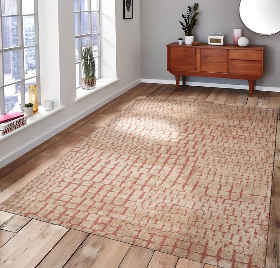 Giga Living Vloerkleed Atmore Beige Roest 160x230cm