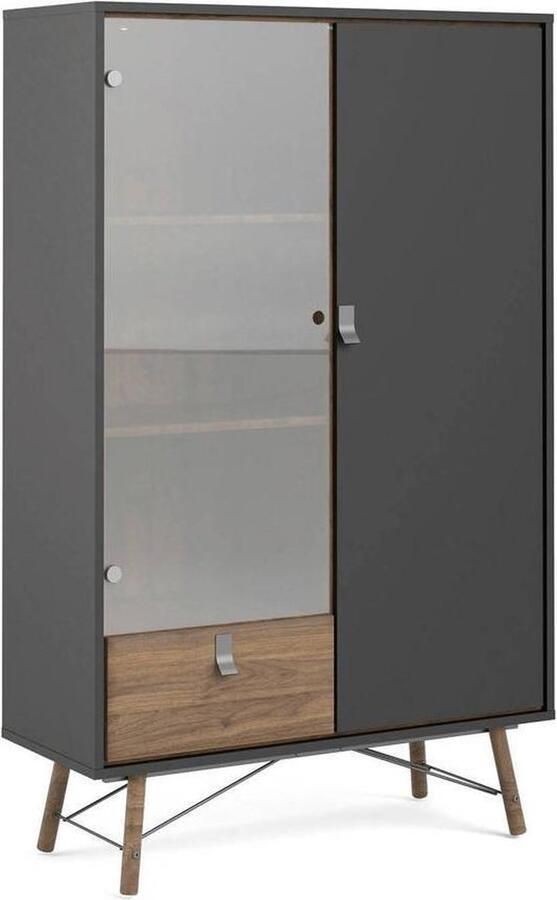 Giga Living Wandkast Ry Noten Mat Zwart - Foto 1