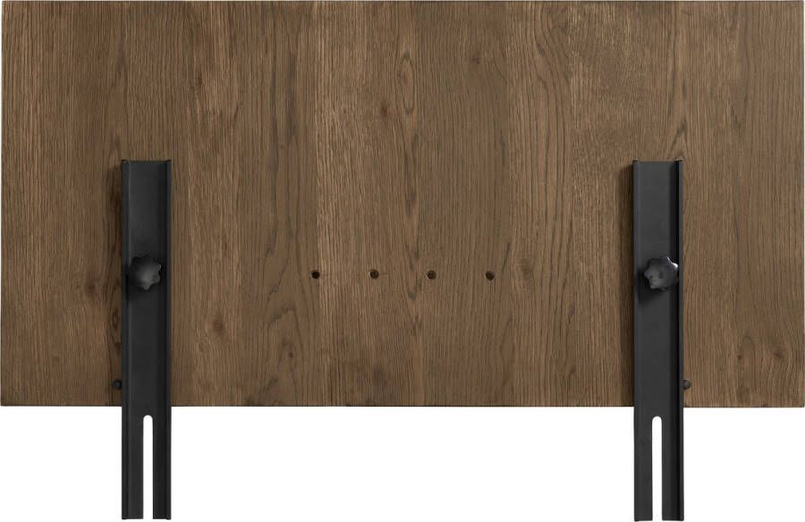 Giga Living Tafeluitbreiding Eikenhout Donkerbruin 45x90cm Rechthoek Blad Reno - Foto 1