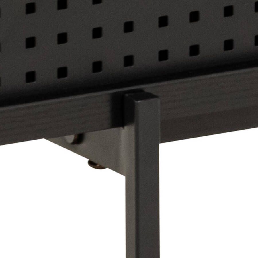 Emob TV Meubel Tv-kast Angus met twee schuifdeuren 180cm Zwart - Foto 2