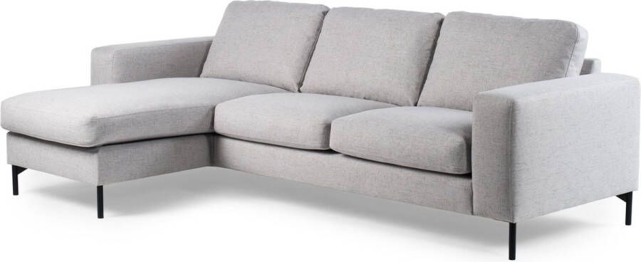 Giga Meubel 3-Zits Bank Grijs Stof Textiel 265x155x83cm 3-Zits Bank Valente - Foto 2