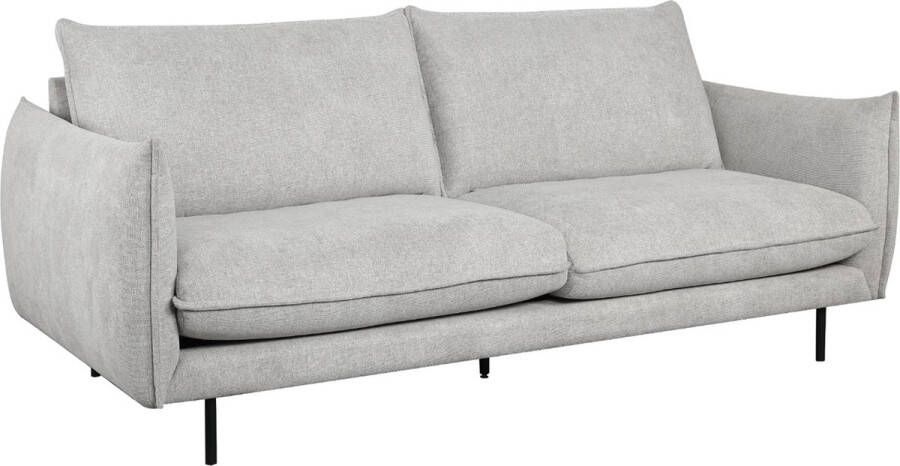 Giga Meubel 3-Zits Bank Grijs Metaal Polyester 218x100x89cm Milano - Foto 2