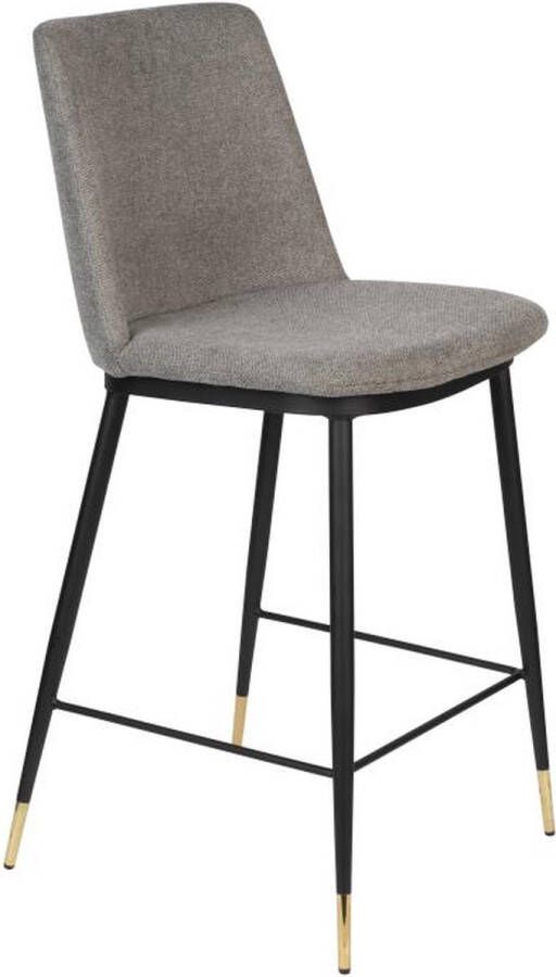 Giga Meubel Barstoel Stof Lichtgrijs 46x51 50x95cm Urban Chic