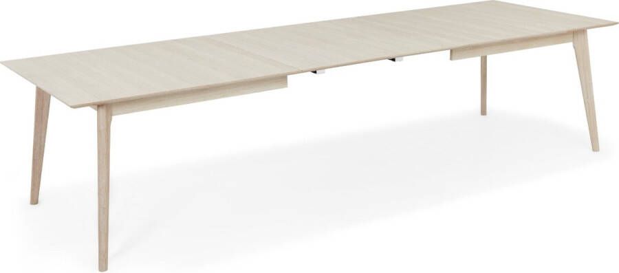 Giga Meubel Eetkamertafel Naturel Eikenhout 220x105x75cm Eetkamertafel Porto - Foto 2