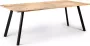 Giga Meubel Eettafel Acaciahout Rechthoekig 200x100cm Tafel Arthur - Thumbnail 1