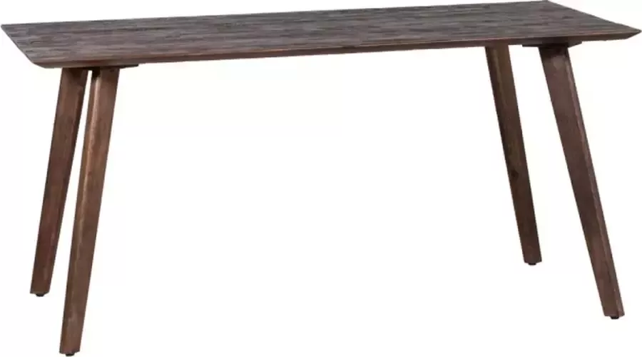 Giga Meubel Eettafel Mangohout Donkerbruin 160cm Eettafel Oslo - Foto 2