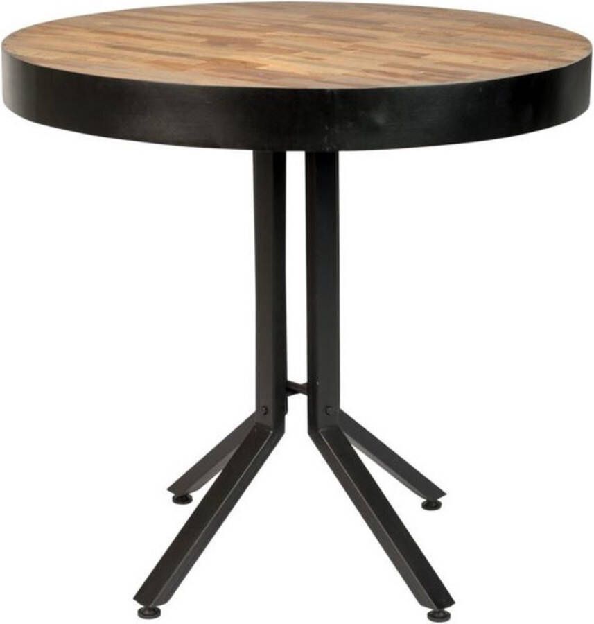 Giga Meubel Eettafel Naturel Rond Hout Ø75cm Eettafel Maze