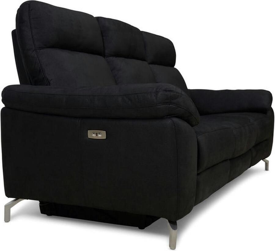 Giga Meubel 3-Zits Bank Selesta Zwart