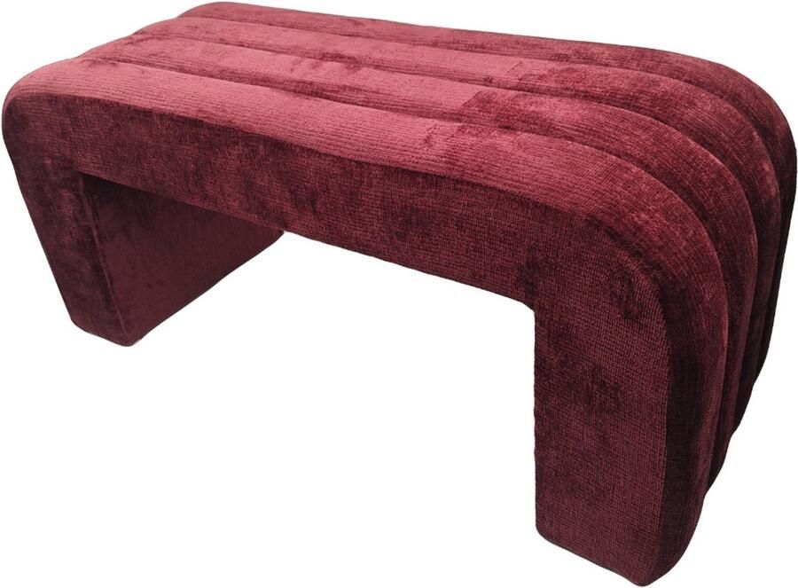 Giga Meubel Bankje Sera Stof Burgundy 2-zits Halbankje - Foto 2