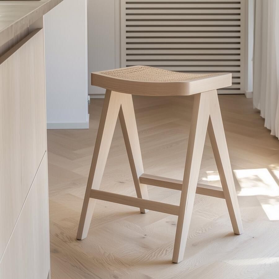 Giga Meubel Barstoel Jules Rotan Naturel Zithoogte 65cm Set van 2 - Foto 2