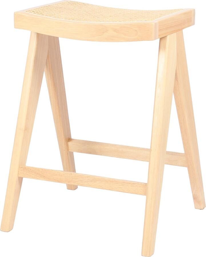 Giga Meubel Barstoel Jules Rotan Naturel Zithoogte 65cm Set van 2