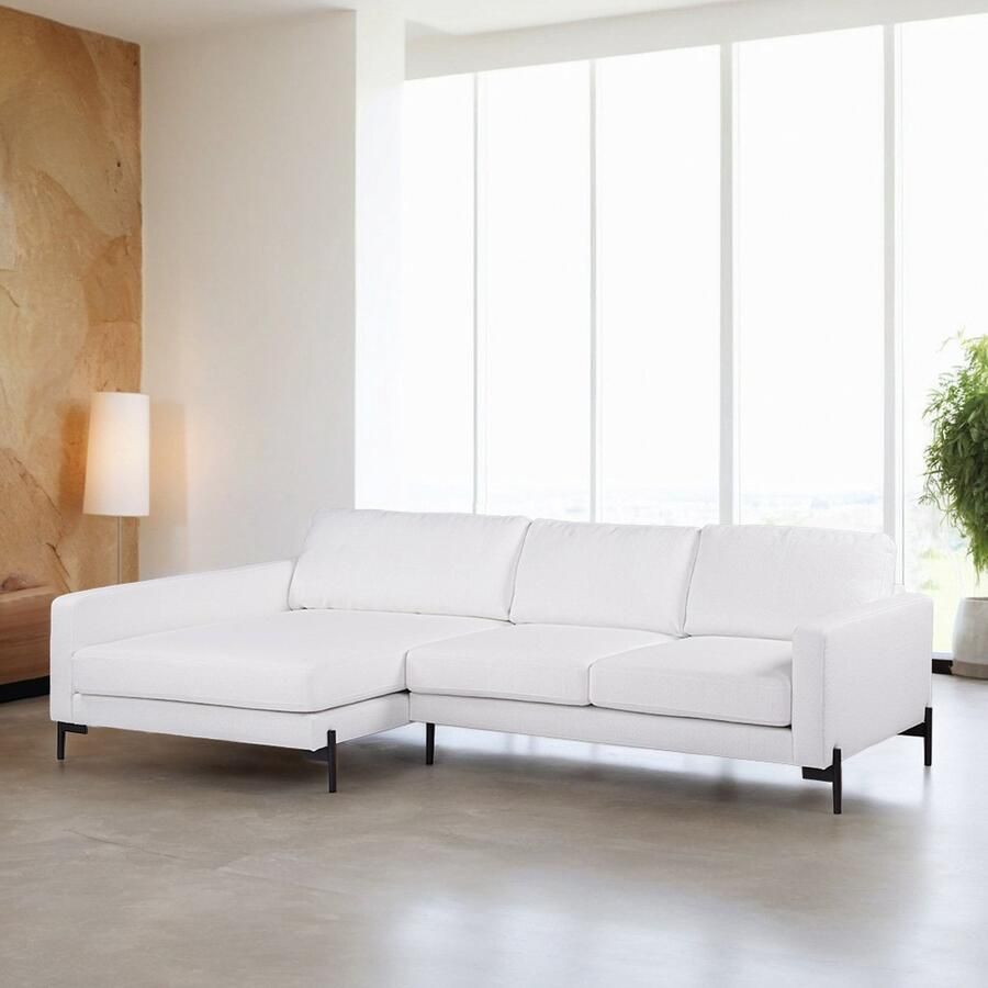 Giga Meubel Chaise Longue Bank 3-Zits Naturel Links Grace