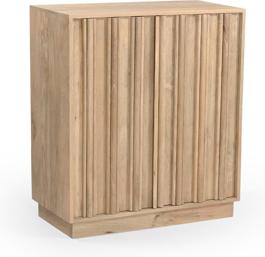 Giga Meubel Dressoir Nika Naturel Mangohout 80x40x91cm