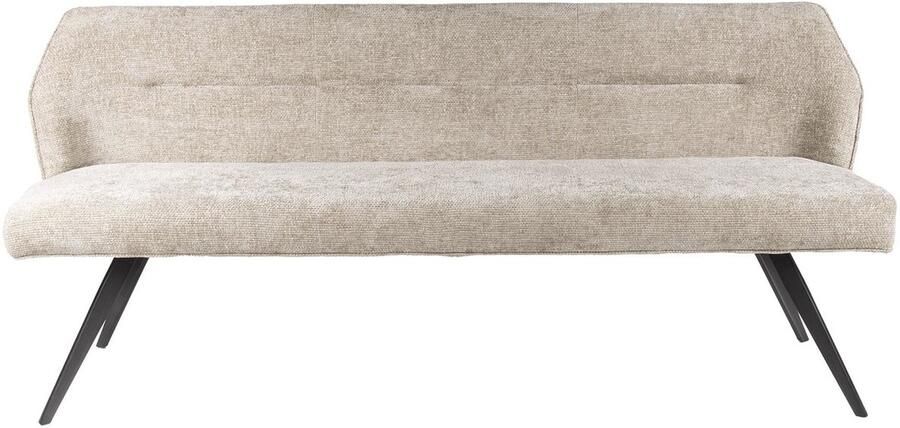 Giga Meubel Eetkamerbank Pull Rich 188x53x84cm Zand