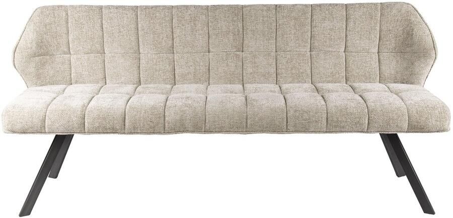 Giga Meubel Eetkamerbank Raster Rich 180x59x84cm Zand