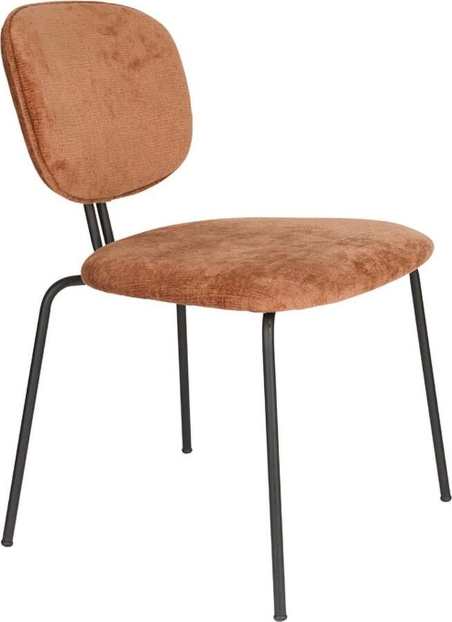 Giga Meubel Eetkamerstoel Terra Stof Zithoogte 47cm 59x50x78cm Bouton