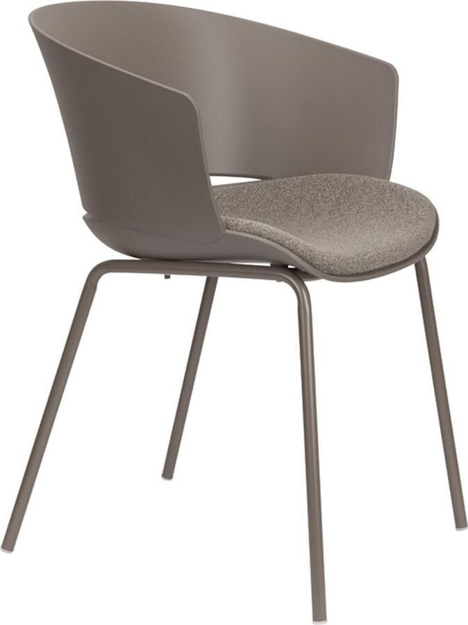 Giga Meubel Eetkamerstoel Grijs Zithoogte 48 5cm 54 5x59x80 5cm Jessica