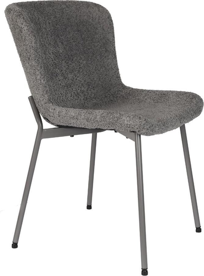 Giga Meubel Eetkamerstoel Marion Grijs Zithoogte 46 5cm Set van 2