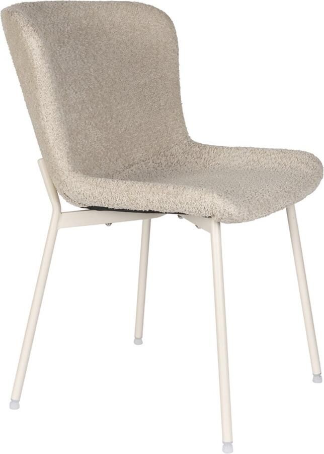 Giga Meubel Eetkamerstoel Marion Off White Zithoogte 46 5cm Set van 2